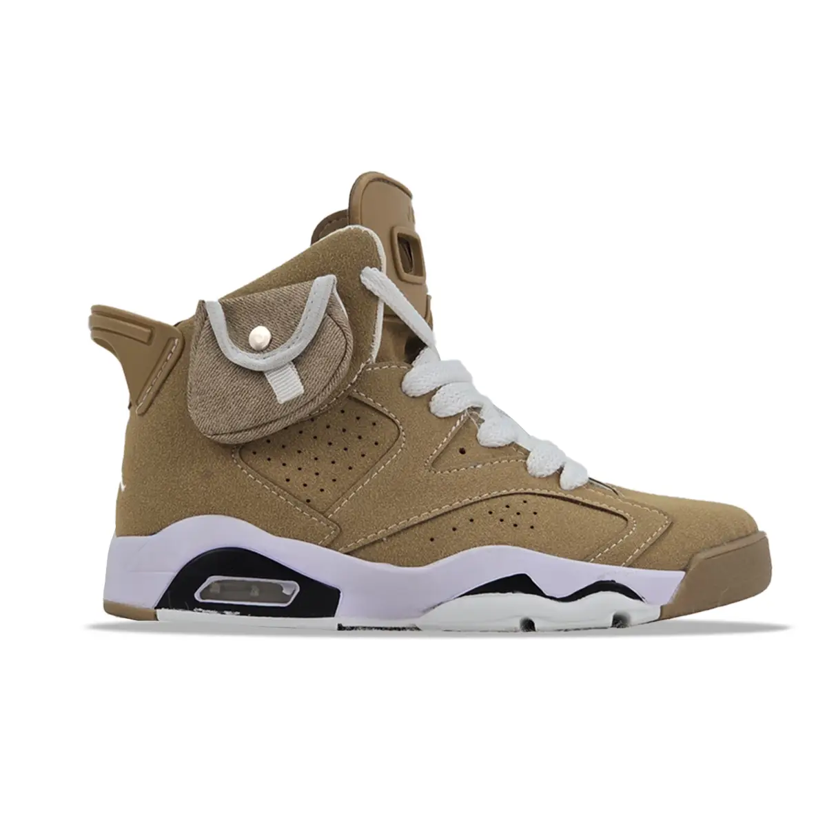 کتونی نایک ایر جردن 6 خاکی